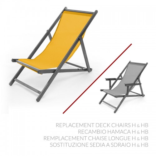 Replacement Deck Chair H & HB