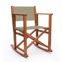 Sedia a dondolo BK - Brandy