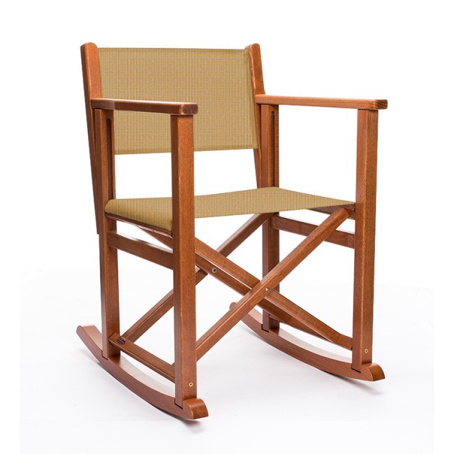Sedia a dondolo BK - Brandy