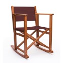 Sedia a dondolo BK - Brandy