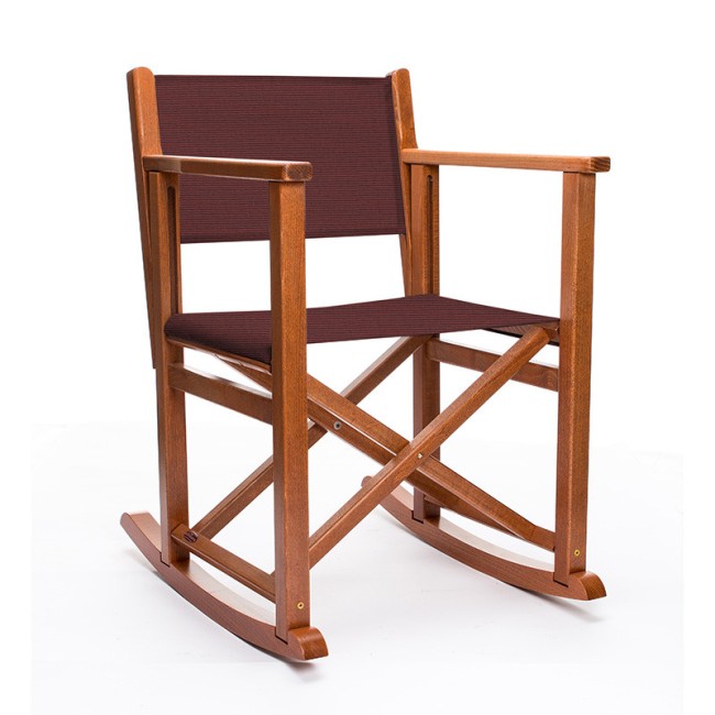 Sedia a dondolo BK - Brandy