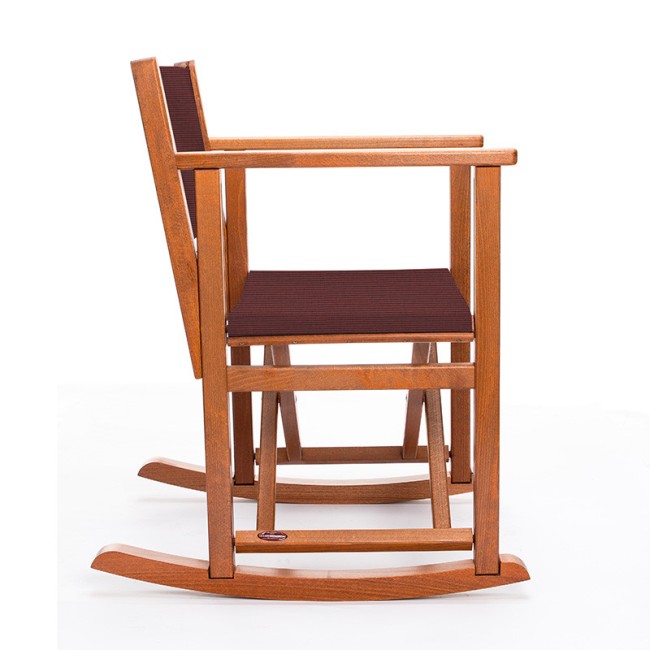 Sedia a dondolo BK - Brandy