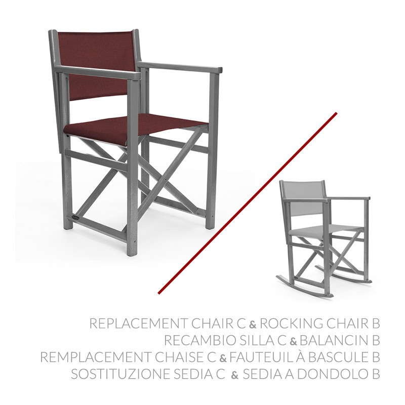 Remplacement Chaise C & Fauteuil à bascule B