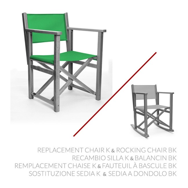 Sostituzione Sedia K & Sedia a dondolo BK