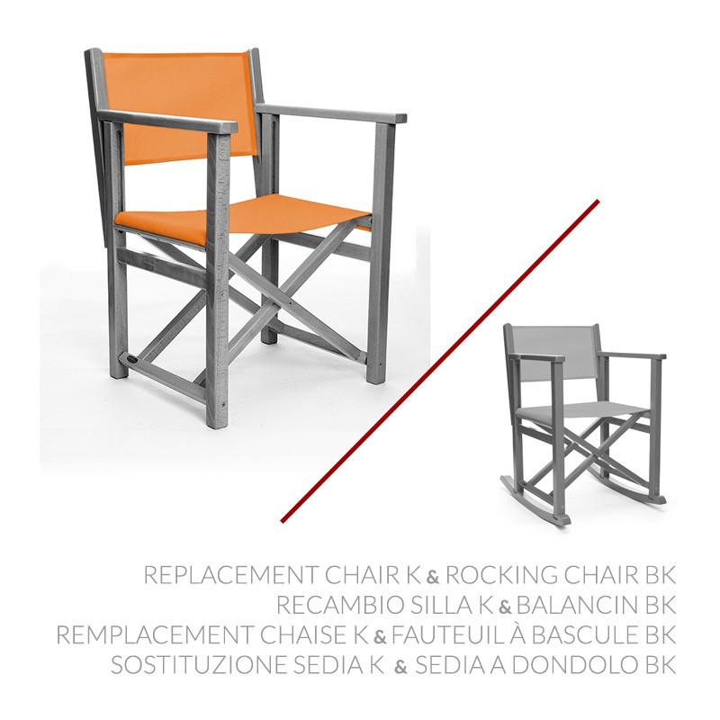 Sostituzione Sedia K & Sedia a dondolo BK