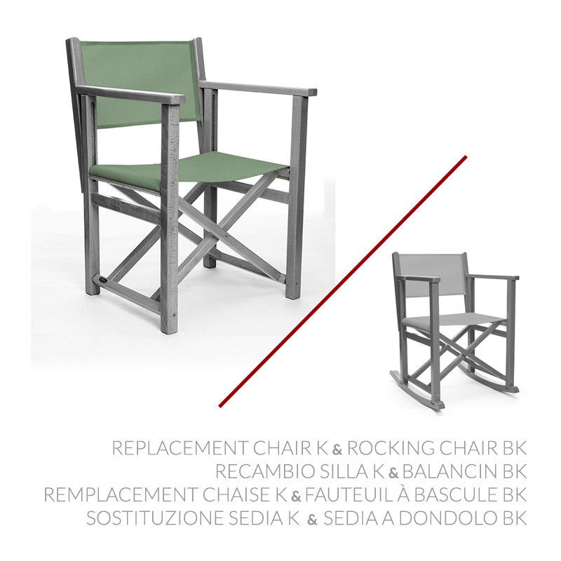 Sostituzione Sedia K & Sedia a dondolo BK