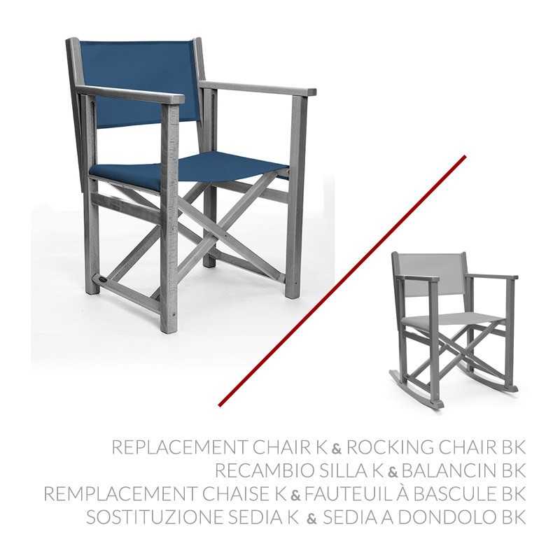 Sostituzione Sedia K & Sedia a dondolo BK