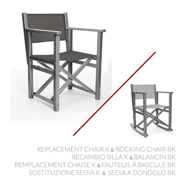 Replacement Chair K & Rocking Chair BK