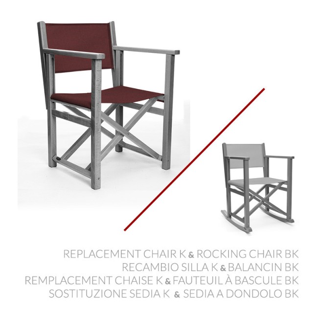 Sostituzione Sedia K & Sedia a dondolo BK