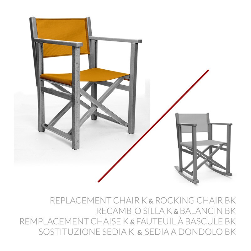 Sostituzione Sedia K & Sedia a dondolo BK