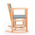 Sedia a dondolo BK - Natur